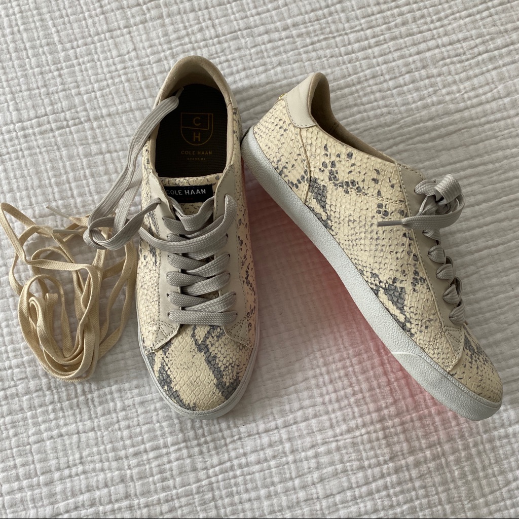 Cole Haan Leather Python Sneaker